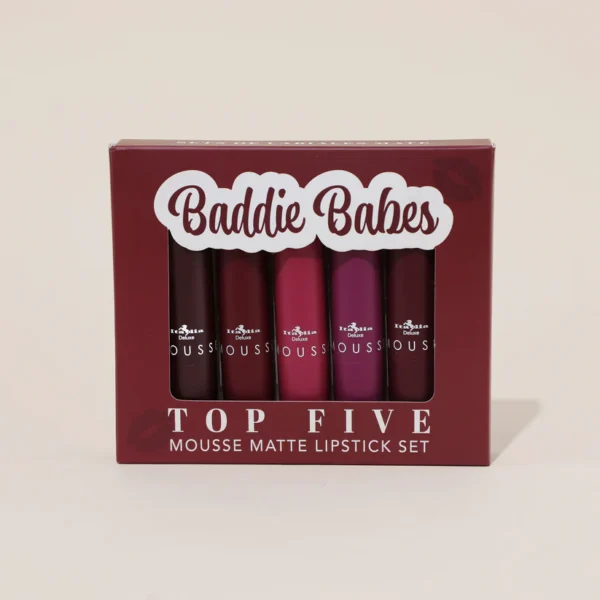 Labial Mousse Matte - Top 5 piezas